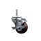 Service Caster 3 Inch High Temp Glass Filled Nylon 58 Inch Threaded Stem Caster with Brake SCC-TS20S314-GFNSHT-TLB-58212 - alternate 1